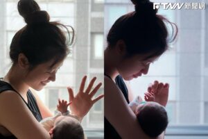 生產完一個月　吳珊儒兒子「小初一」首曝光