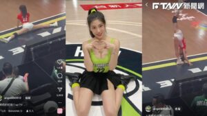 啦啦隊女神大秀「一字馬」！超軟Ｑ拉筋姿勢曝光 網嗨翻：太辣了