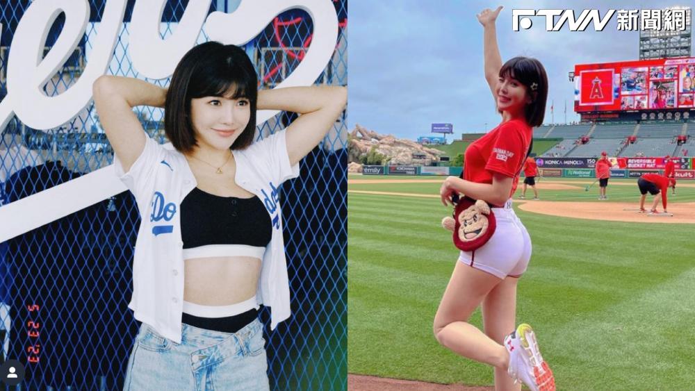 見證大谷翔平開轟！啦啦隊女神嗨翻　曬超兇上圍「撐爆天使球衣」辣照