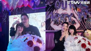 才剛升格當爸！余祥銓520耍浪漫求婚成功　柔柔挺孕肚甜喊：「Yes I do」